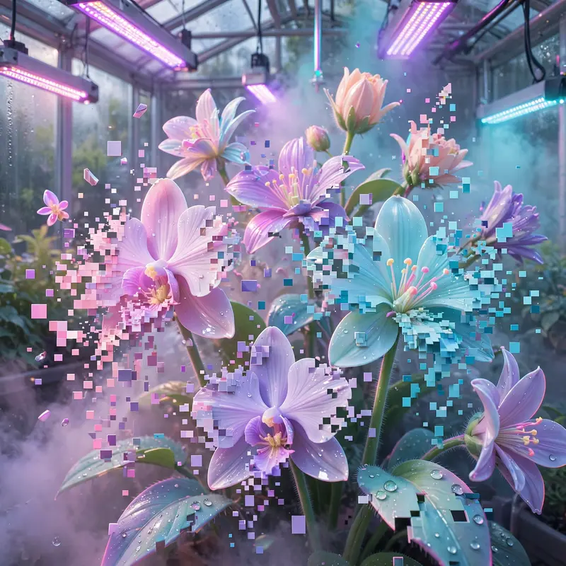 Glitch Garden Bloom