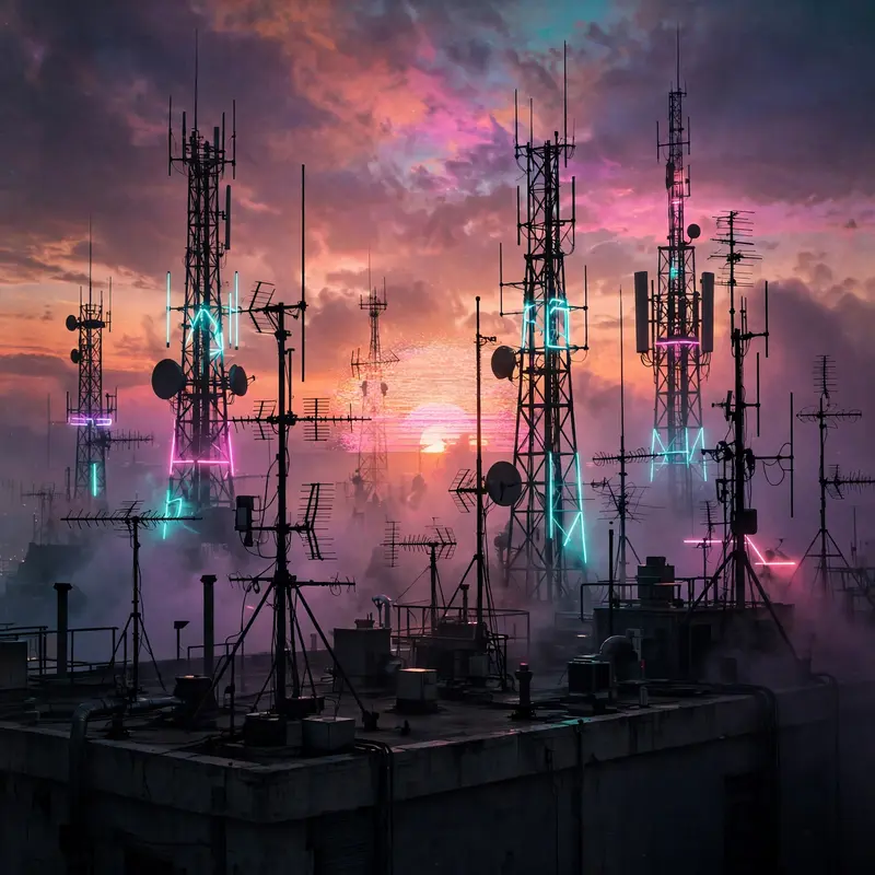 Static Sunset Signal