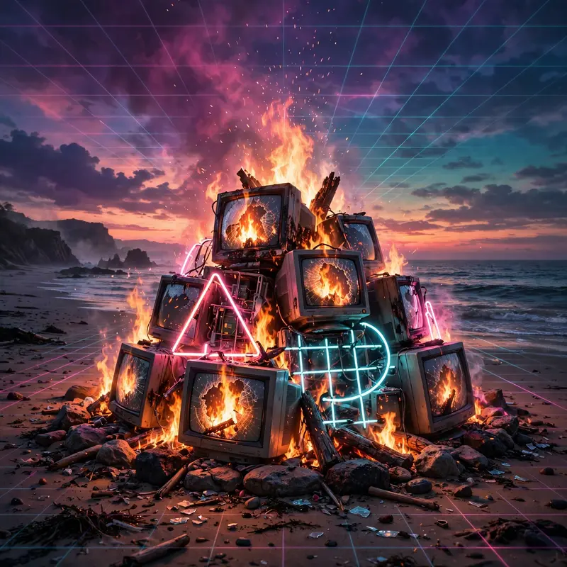 Vaporwave Funeral Pyre