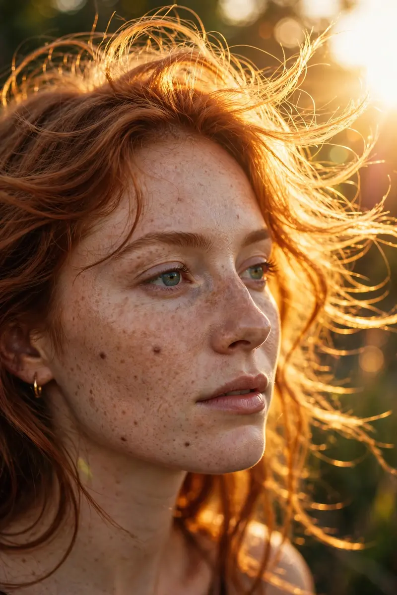 Golden Hour Freckles
