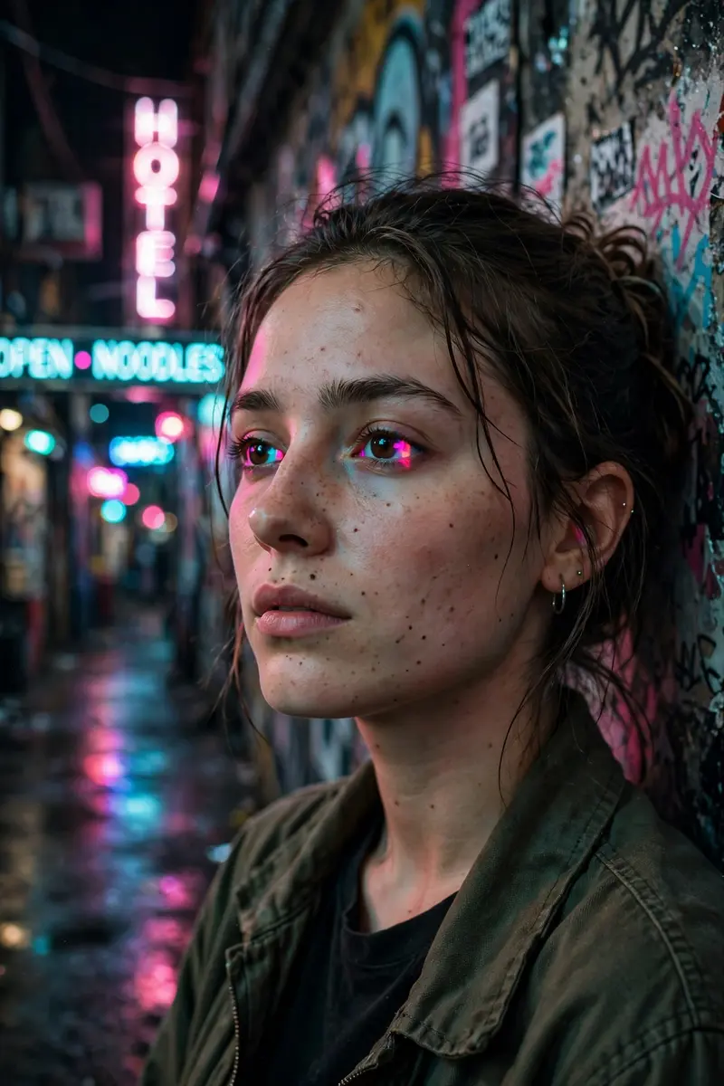 Neon Alley Stranger