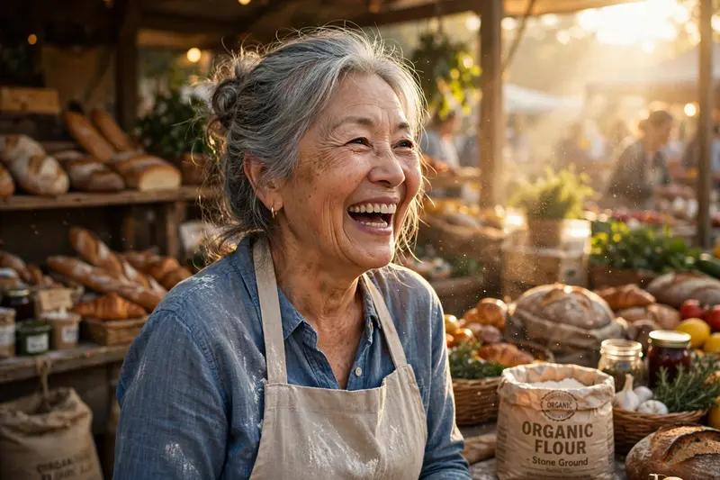 Farmers Market Smile