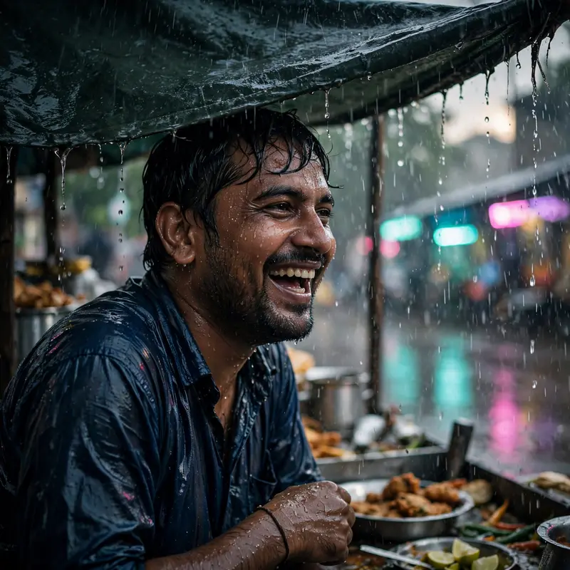 Monsoon Street Candid