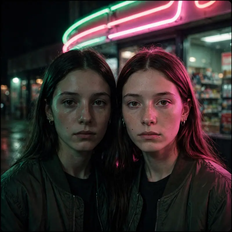 Neon Reflection Twin