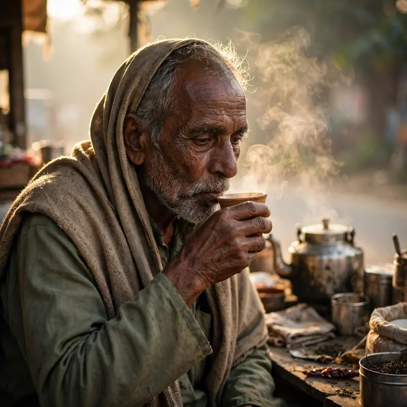 Chai Stall Philosopher