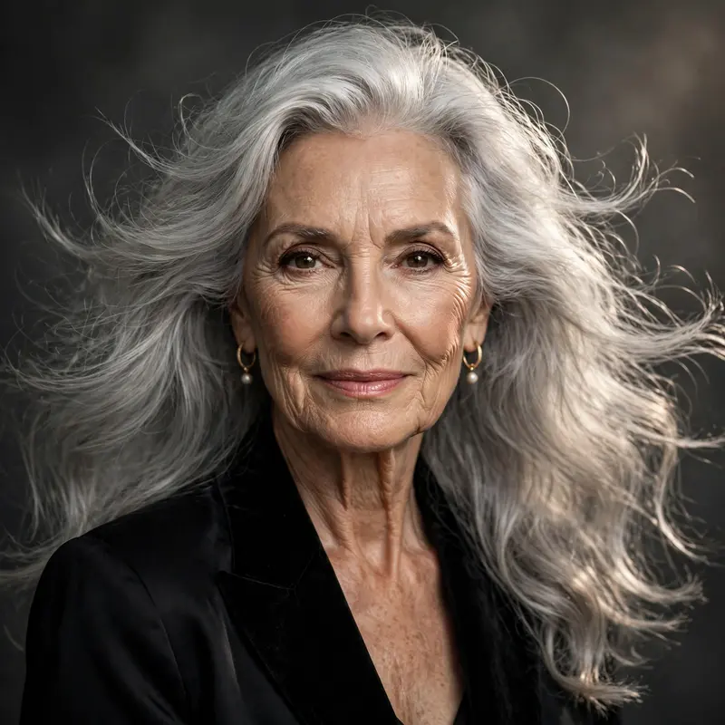Silver Hair Icon