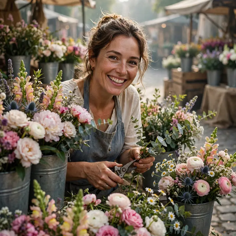 Florist Morning Hands