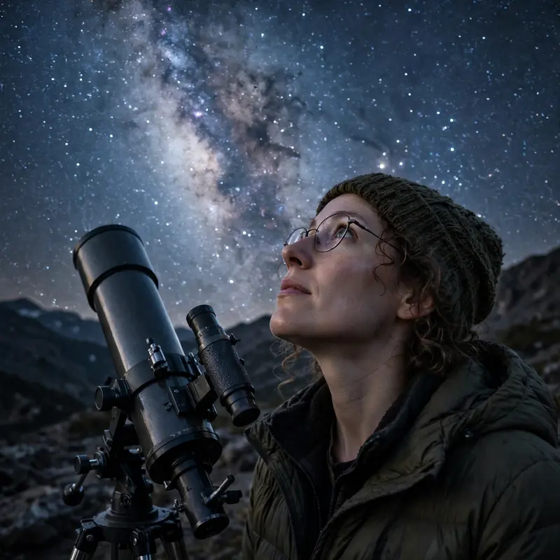 Desert Night Astronomer