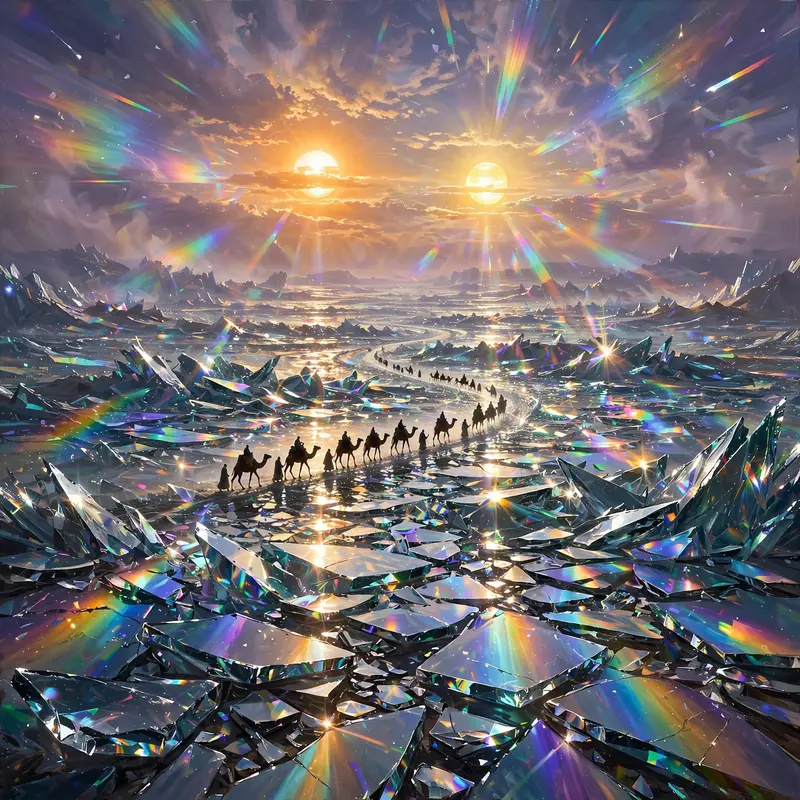 Desert of Glass Shards
