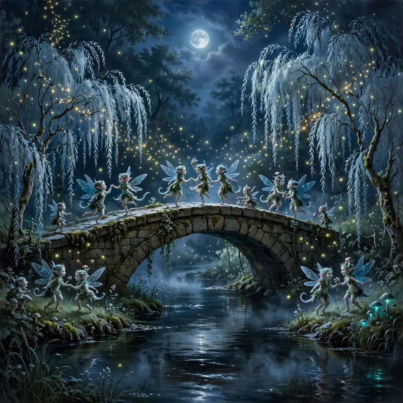 Moonlit Fey Crossing