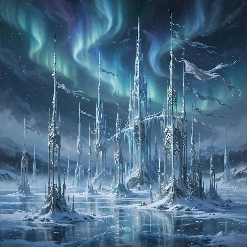 Frostbound Elven Spires