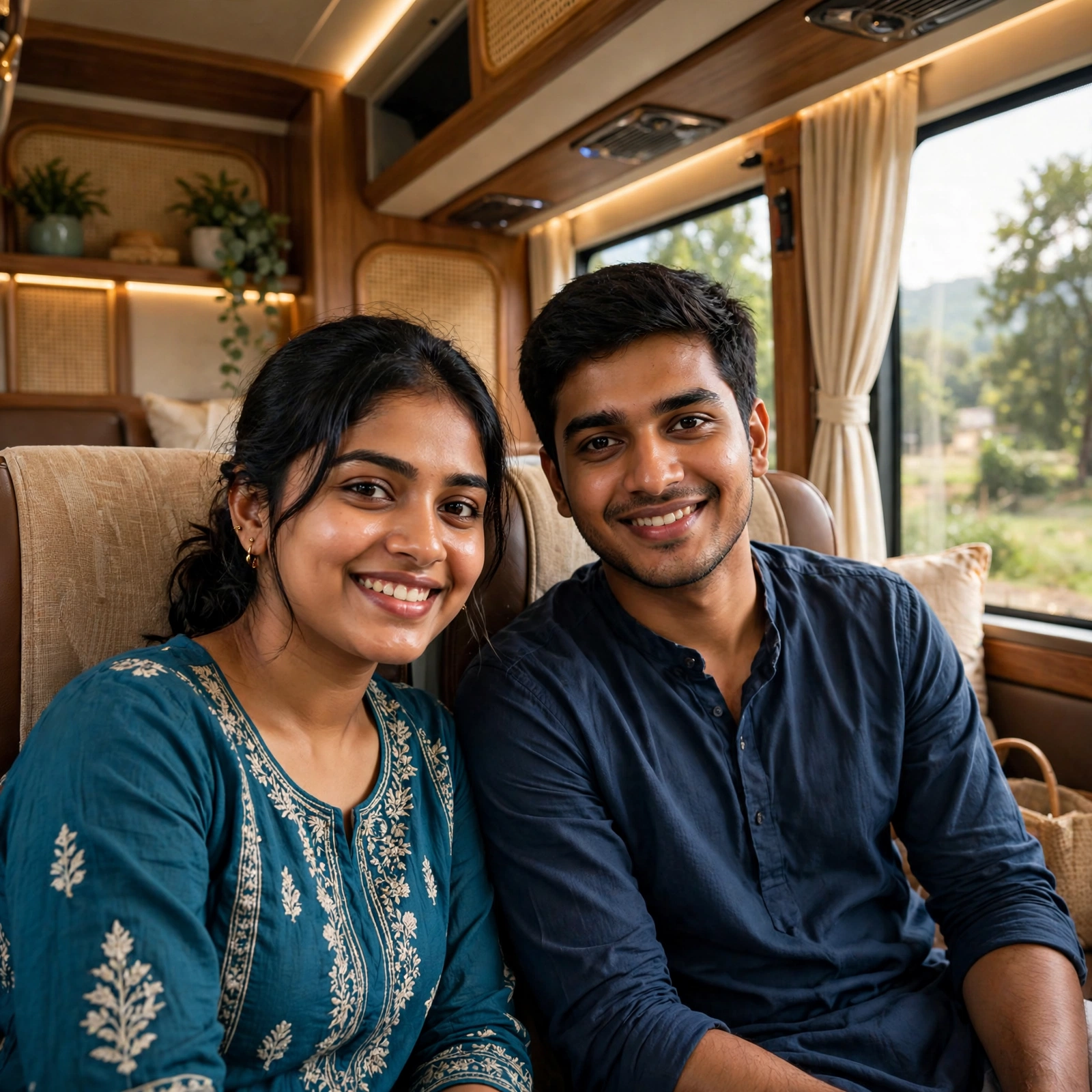 3D Couple on Bus