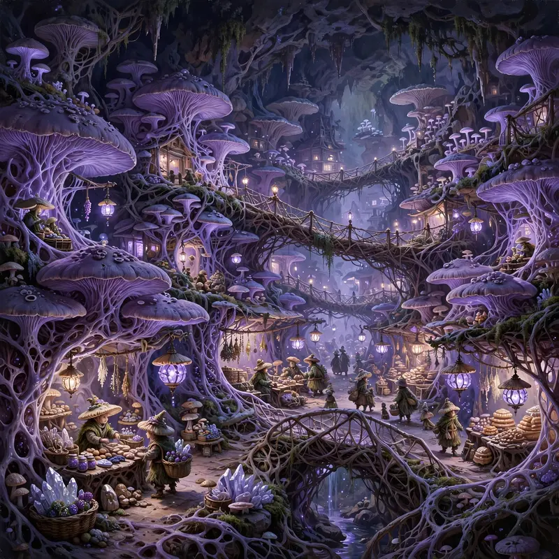 Underroot Mycelium City