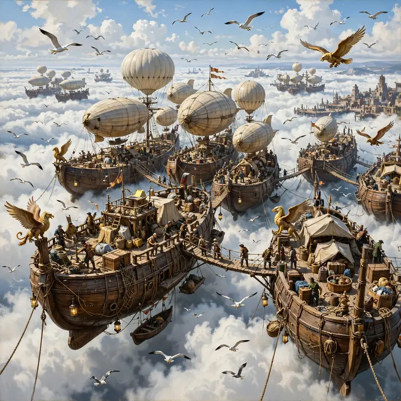 Cloudsea Airship Harbor