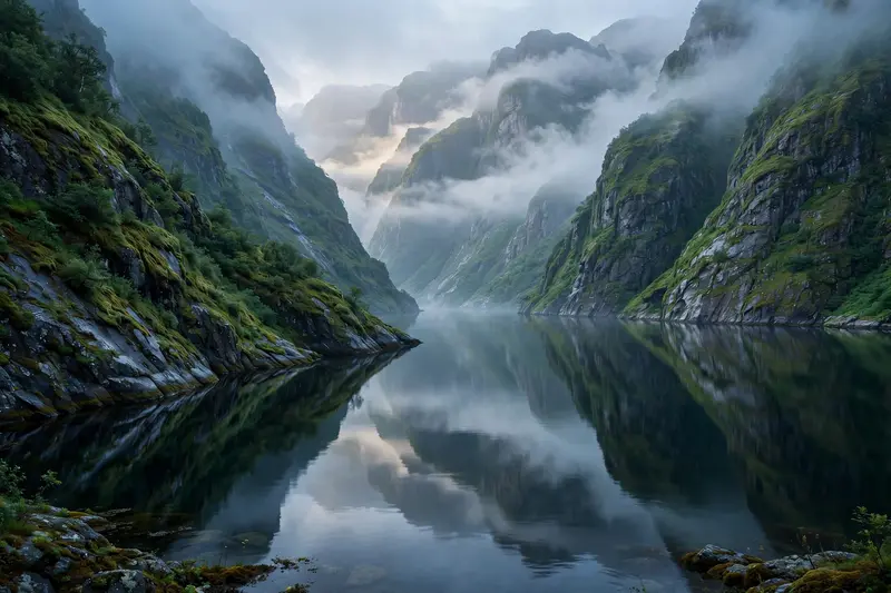 Misty Fjord Morning