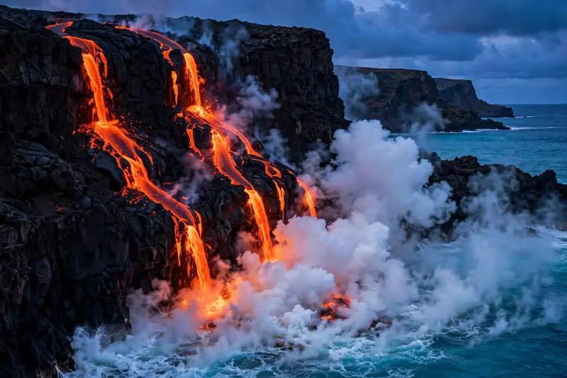 Lava Meets Ocean