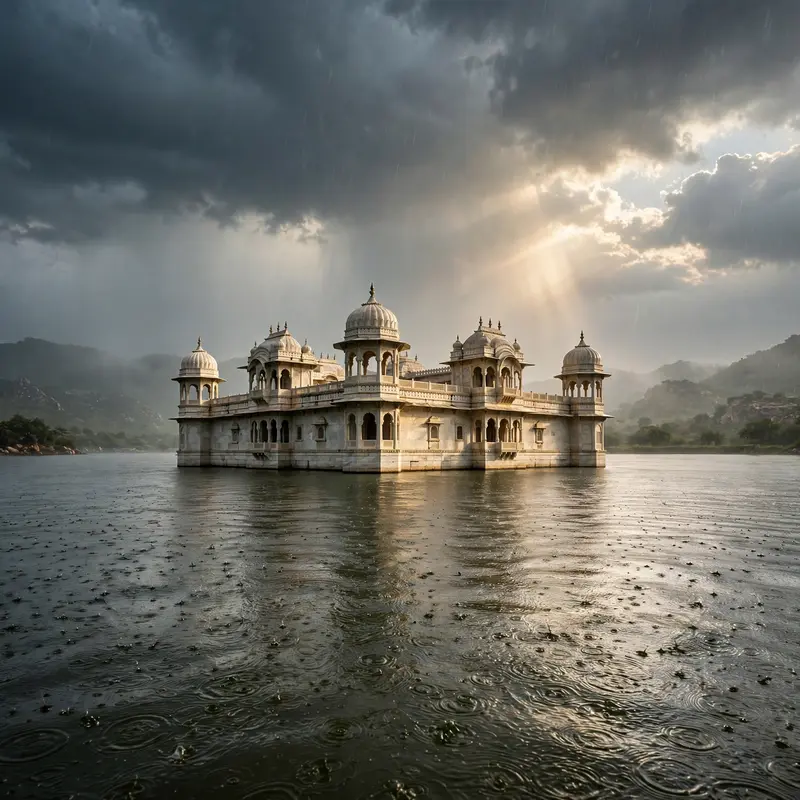 Monsoon Palace Lake