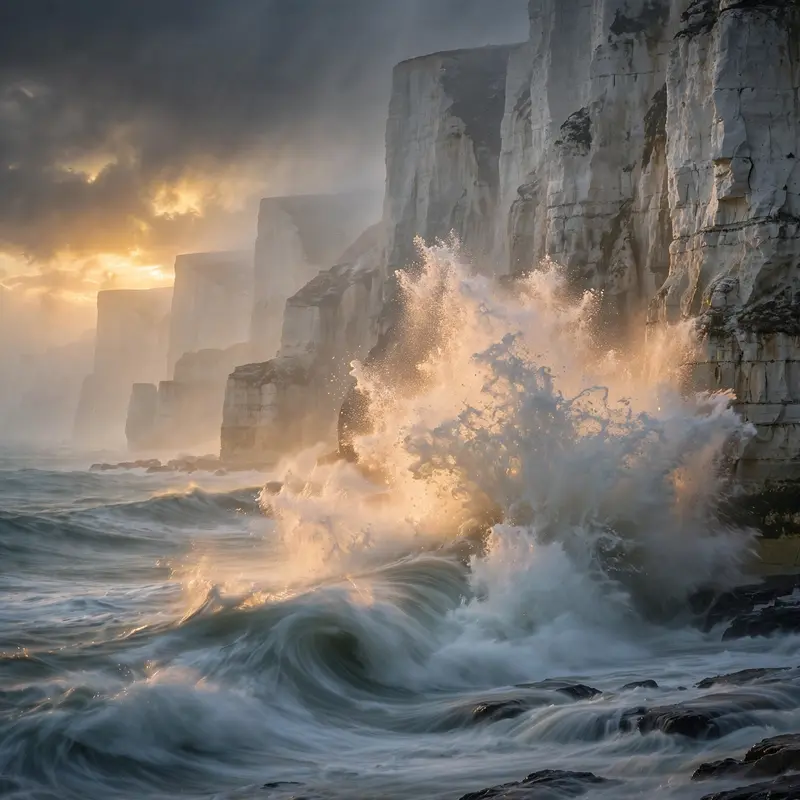 Cliffside Ocean Fury