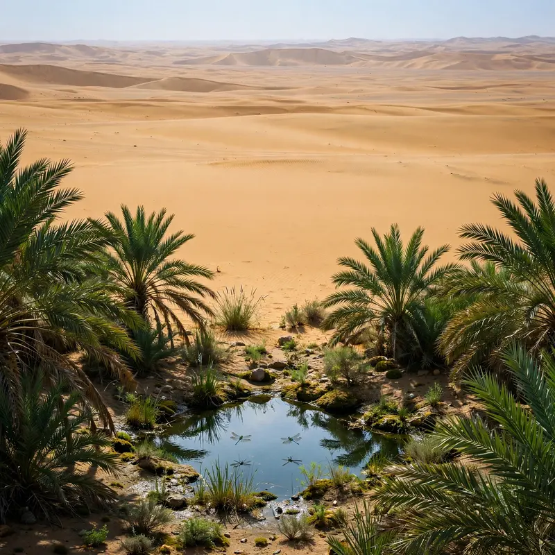 Desert Oasis Palm