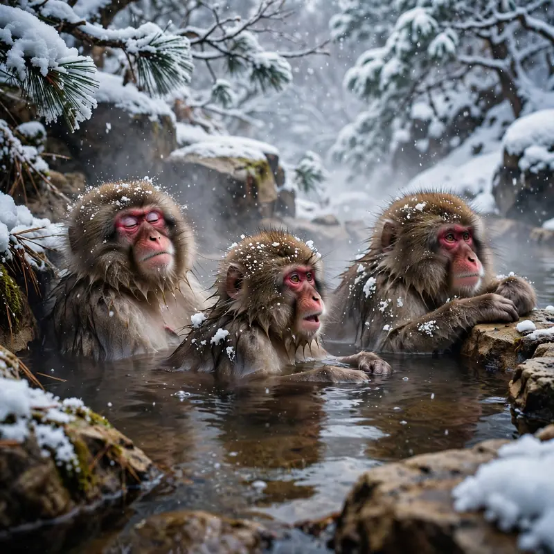 Snow Monkey Soak