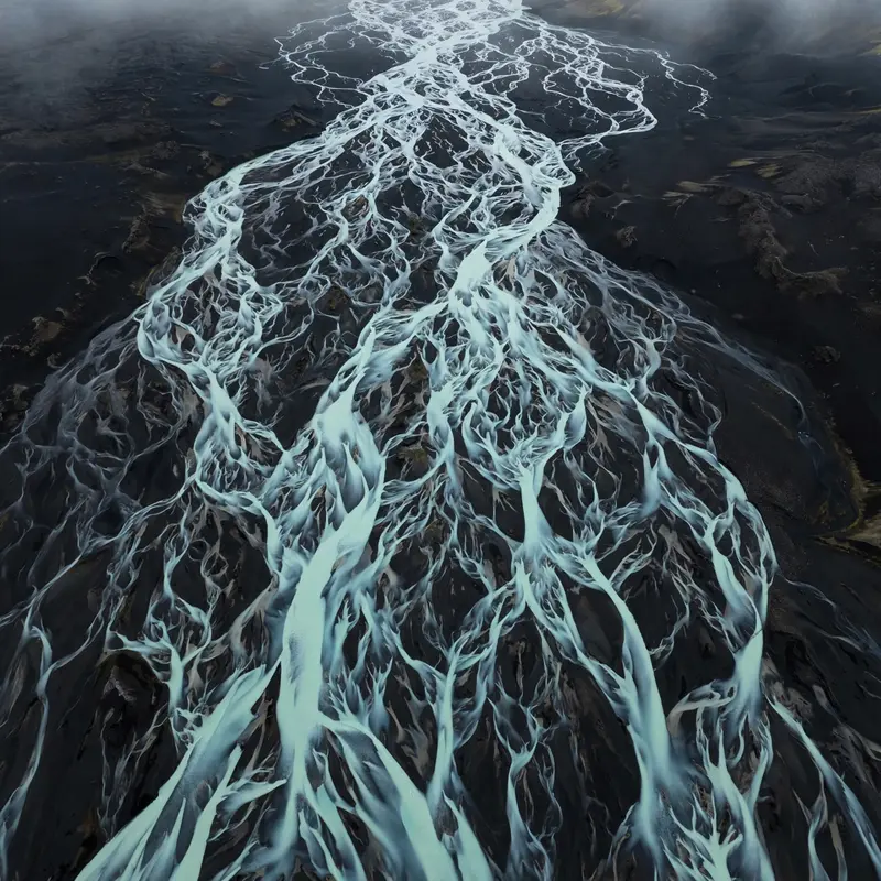 Glacial River Braids