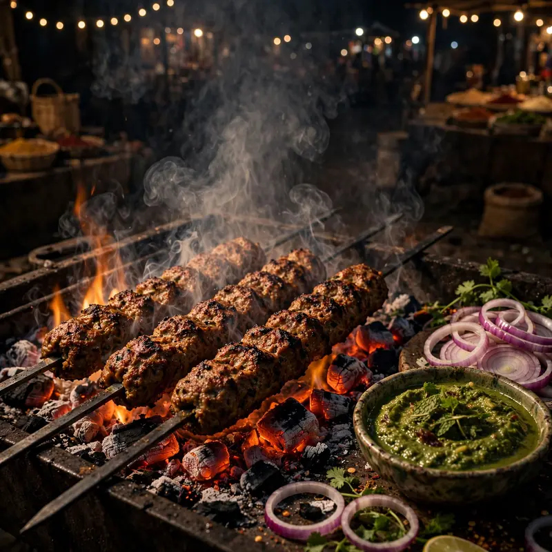 Kebab Grill Smoke