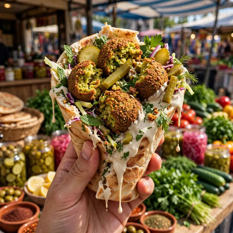 Falafel Wrap Crunch