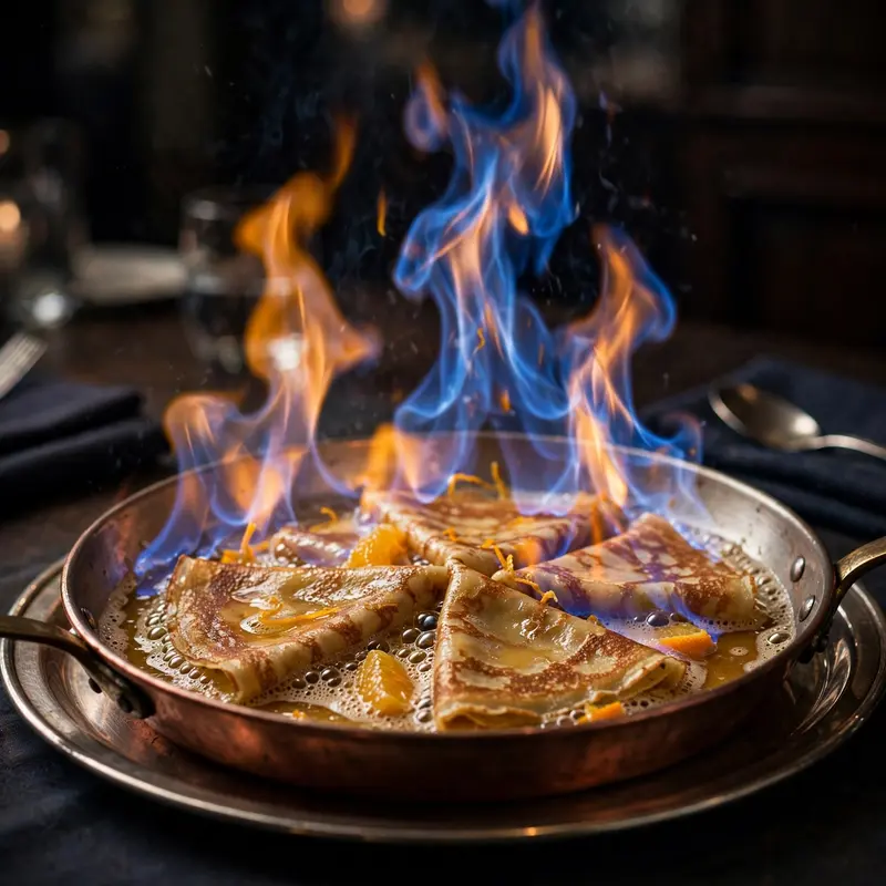 Crepe Suzette Flame