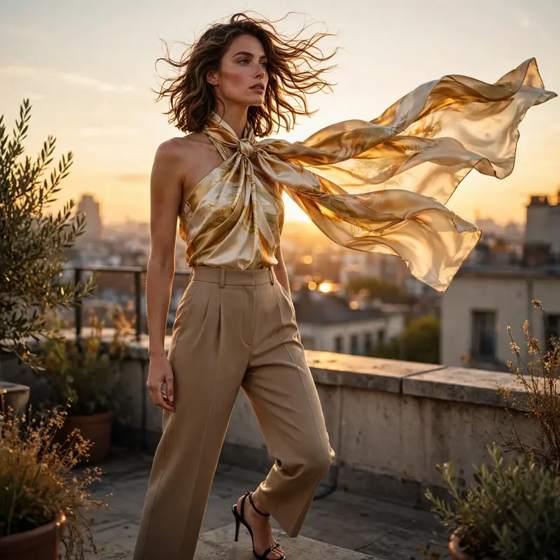 Silk Scarf Moment