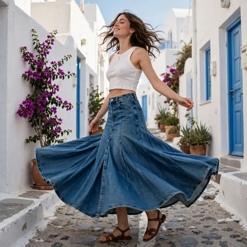 Denim Maxi Moment