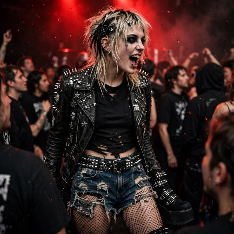 Fishnet Layer Punk