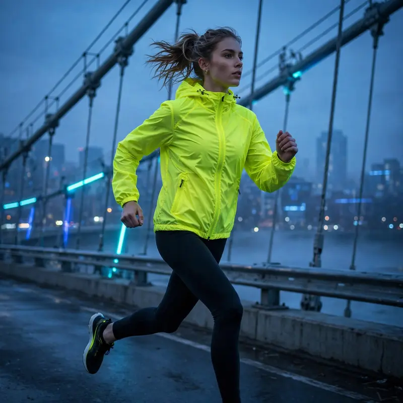 Neon Windbreaker Run