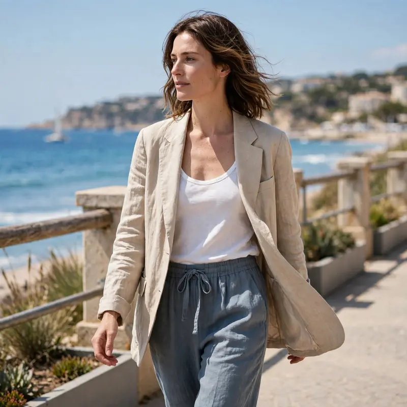 Linen Blazer Breeze