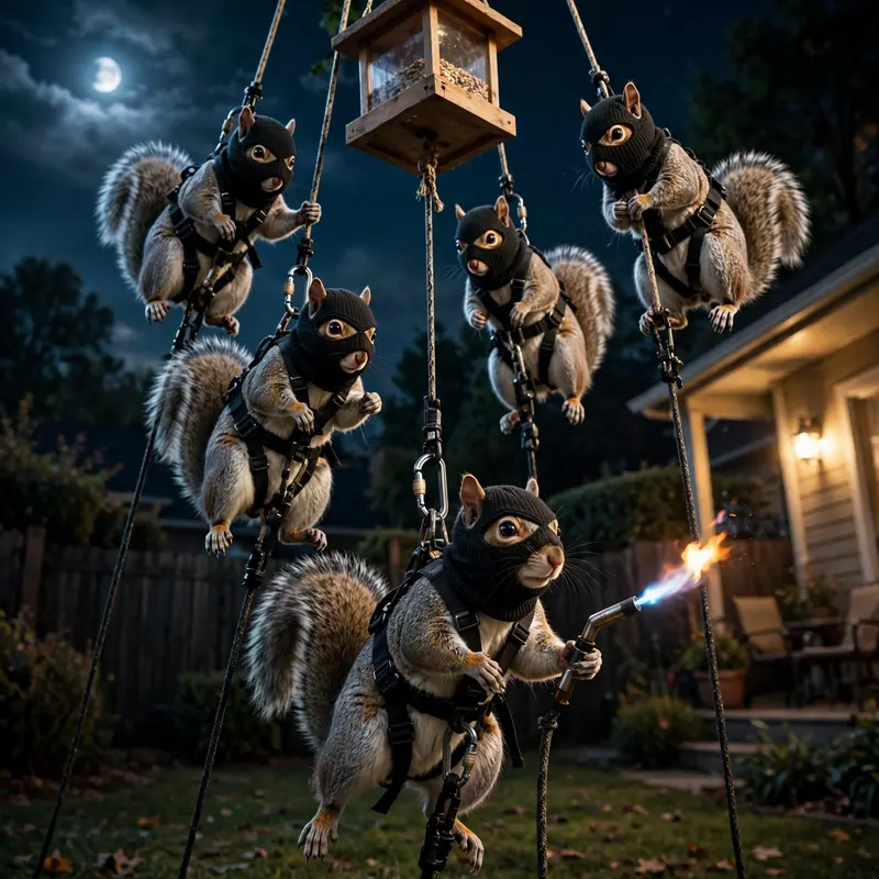 Squirrel Heist Crew