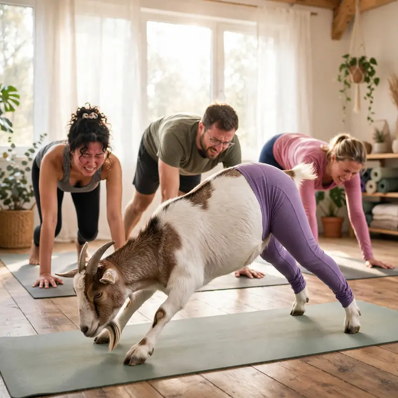 Goat Yoga Instructor