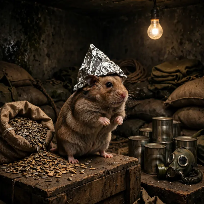 Hamster Doomsday Prepper