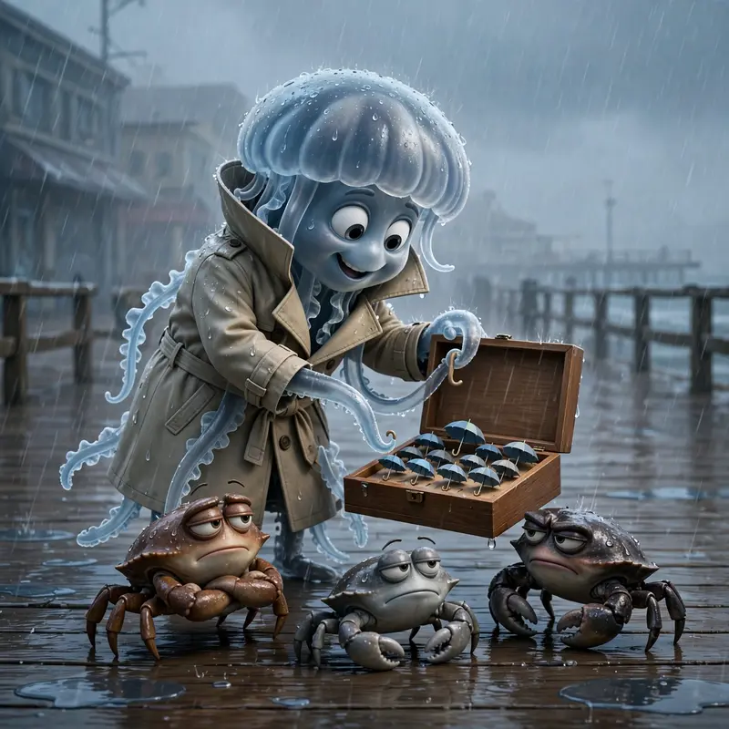Jellyfish Umbrella Salesman