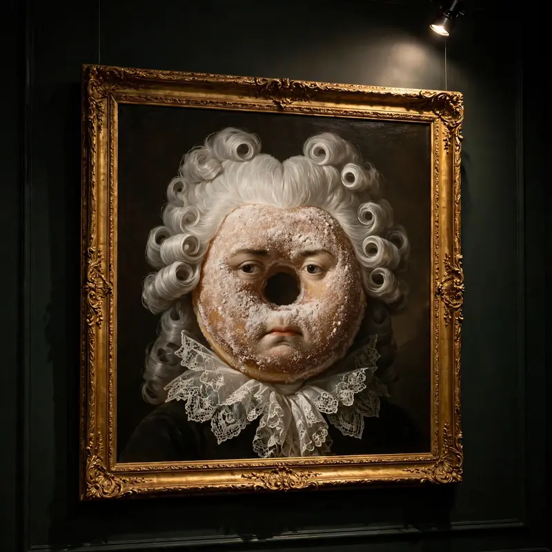 Donut Cursed Portrait
