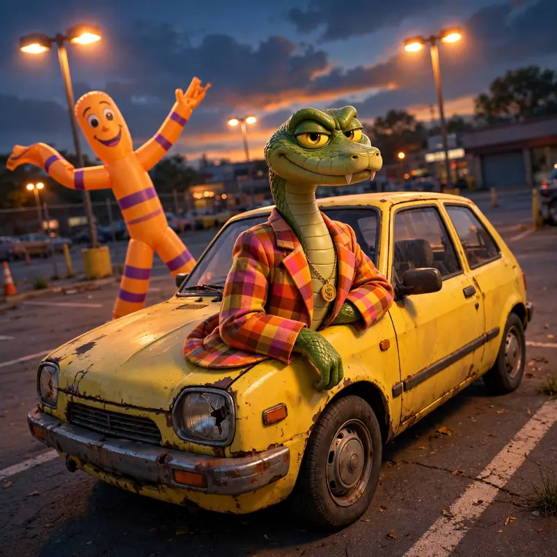 Snake Used Car Dealer