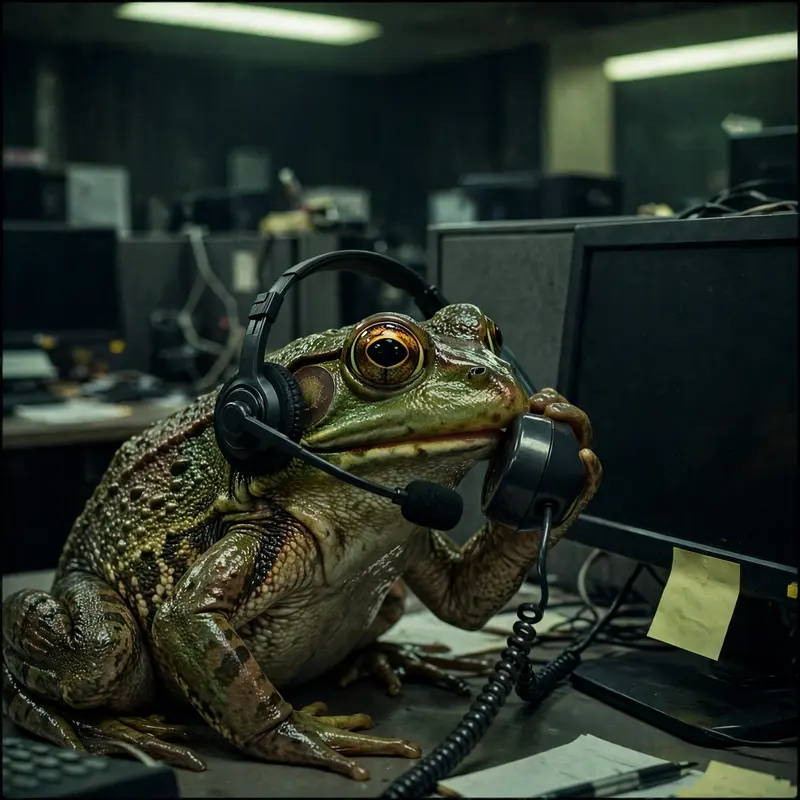 Frog Phone Scammer