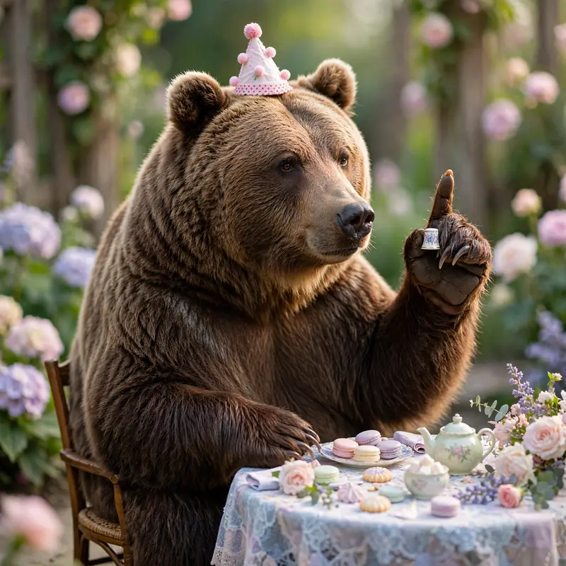 Bear With Tiny Hat