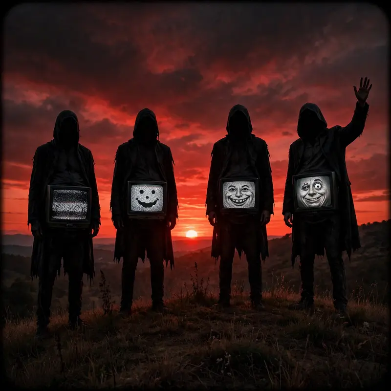 Cursed Teletubbies Sunset