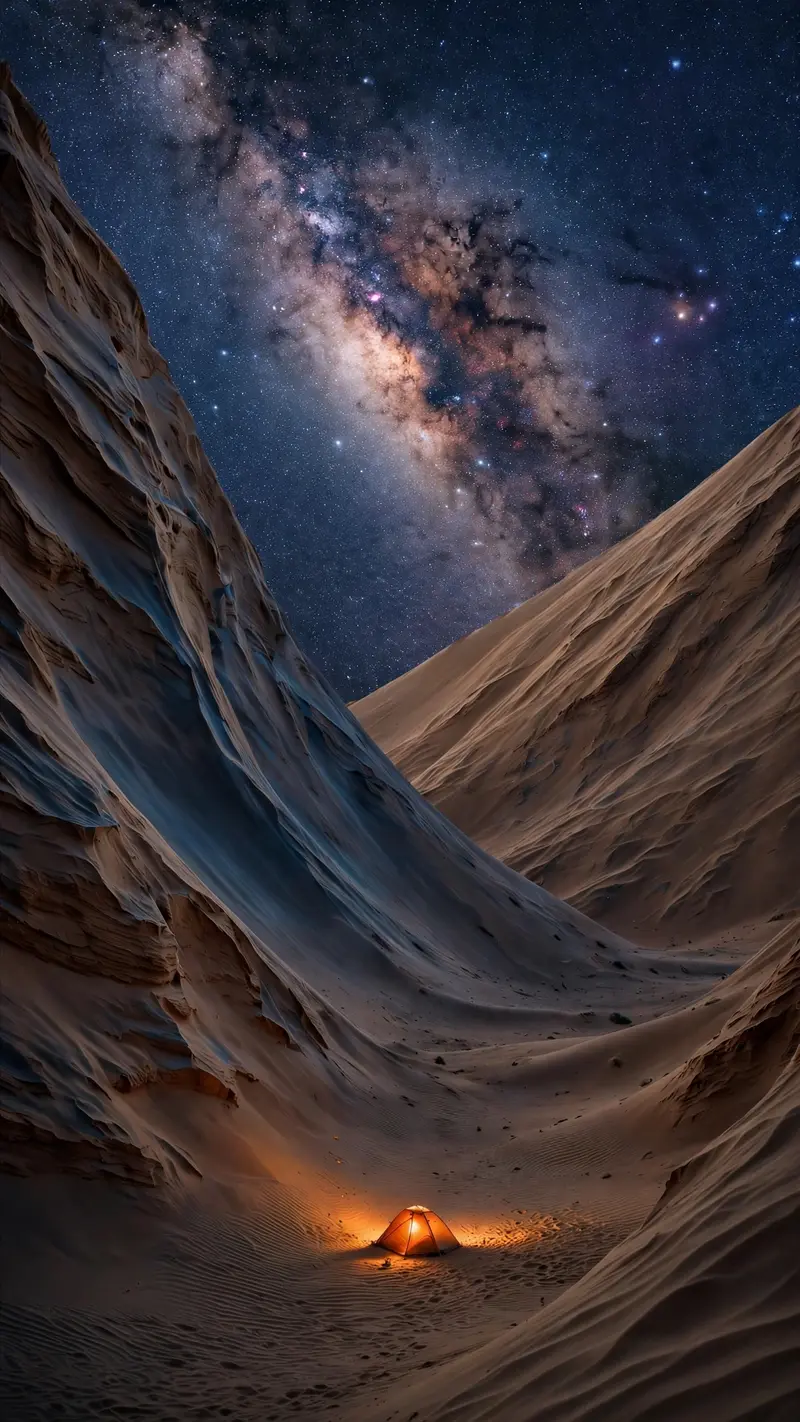 Desert Night Skyline