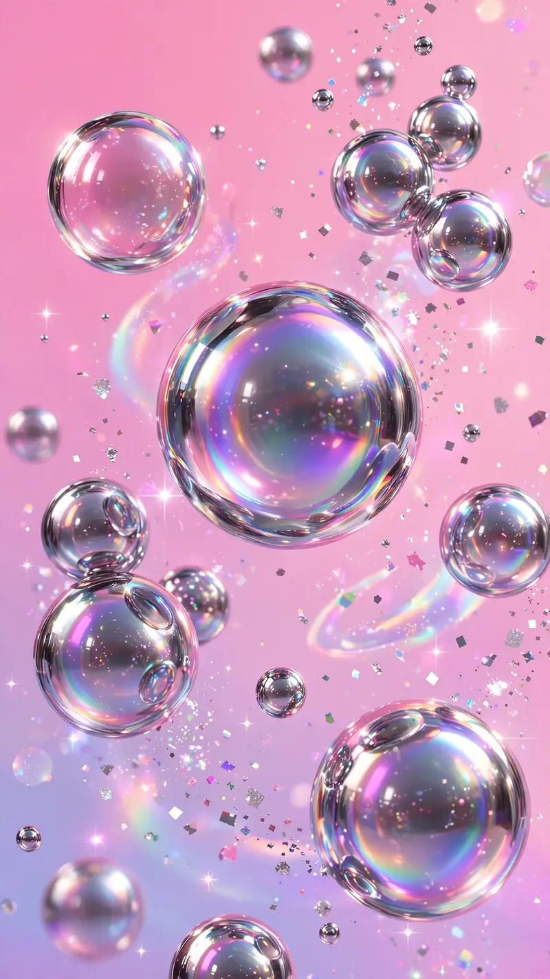Y2K Chrome Bubble