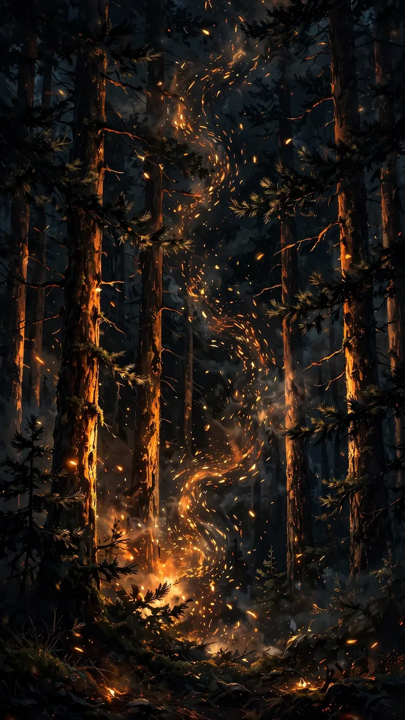 Ember Forest Fire