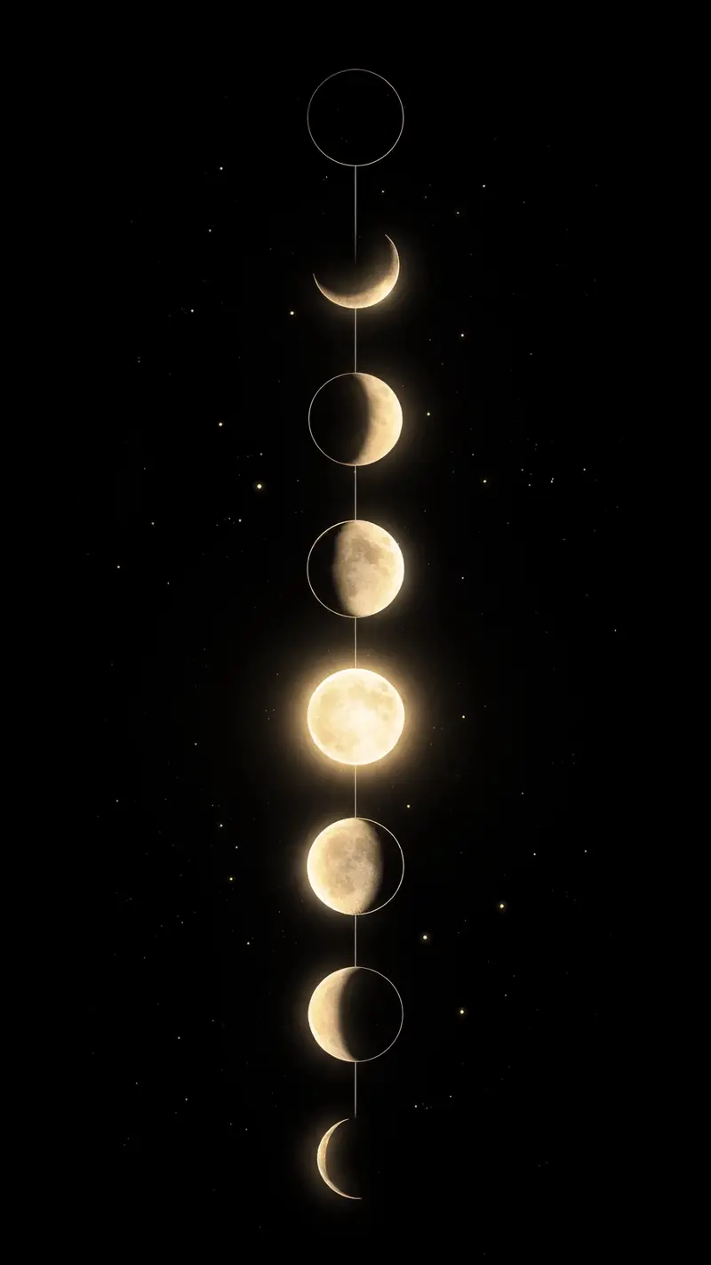 Moon Phases Minimal
