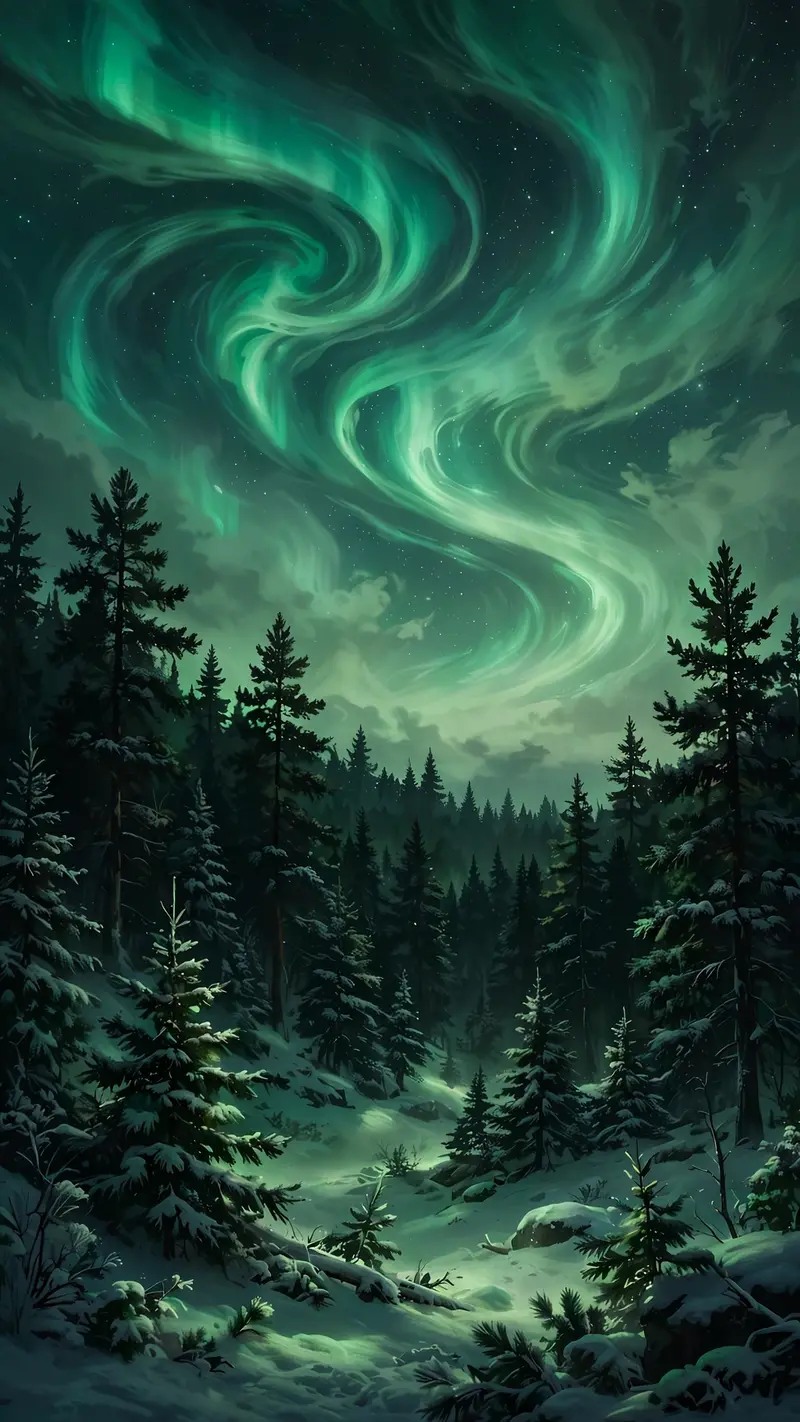 Emerald Aurora Pines