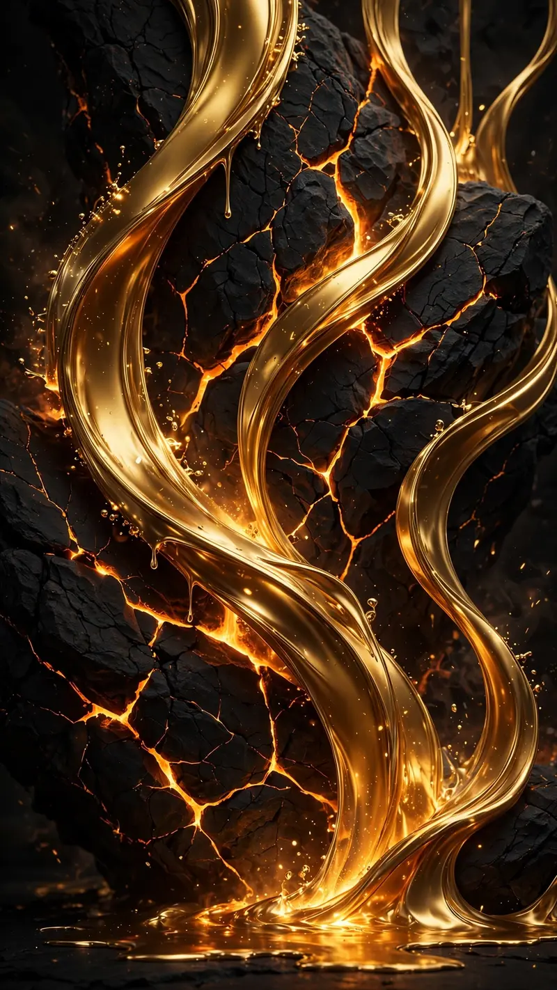Molten Gold Flow