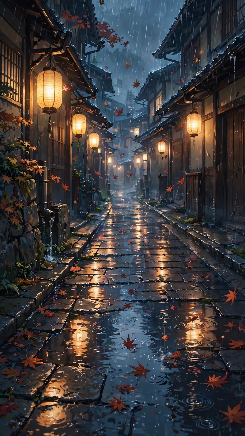 Silent Kyoto Rain