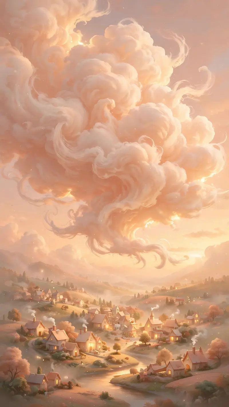 Peach Fuzz Cloud